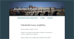 Desktop Screenshot of anglictinavpraze.com