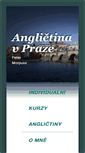 Mobile Screenshot of anglictinavpraze.com